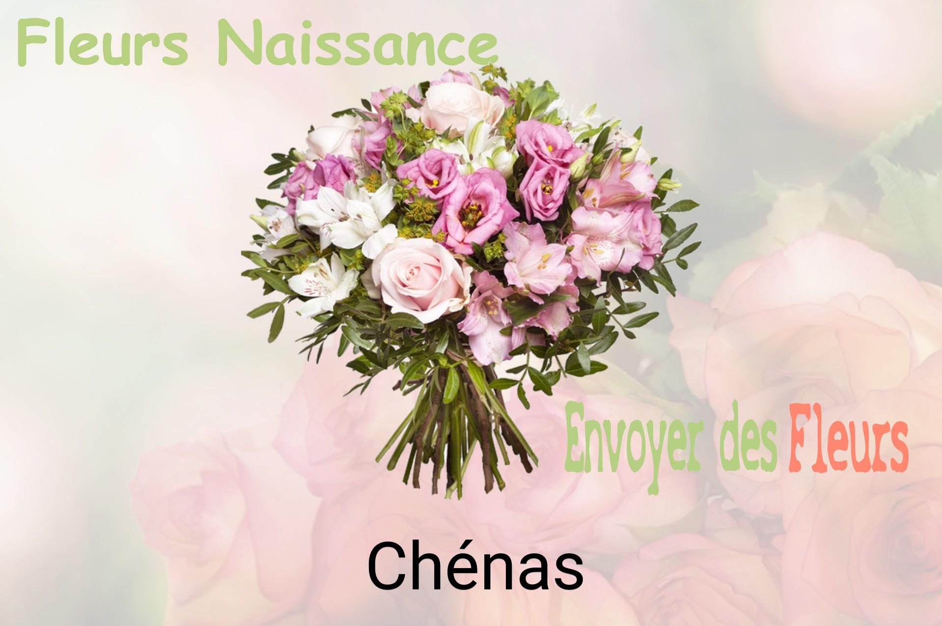 Bouquet de fleurs de naissance livré à Chénas